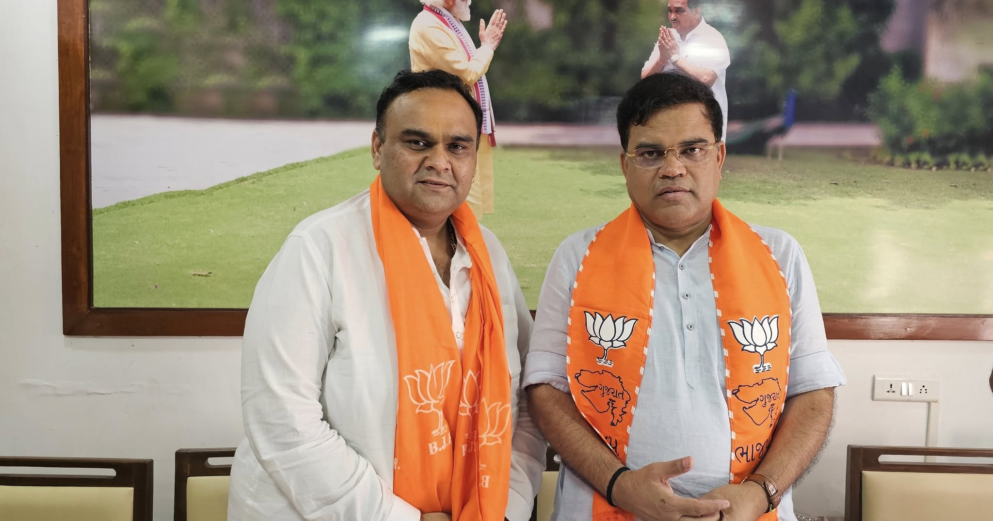 તા.૦૮-૦૭-૨૦૨૫ ના રોજ ગુજરાત પ્રદેશ ભારતીય જનતા પાર્ટીના સંગઠન મહામંત્રી, કુશળ સંગઠક, સૌના માર્ગદર્શક માનનીય શ્રી રત્નાકરજી સાહેબને પ્રાદેશિક સંગઠન મહામંત્રી તરીકે ૪ વર્ષ સફળતાપૂર્વક પૂર્ણ કરવા બદલ હાર્દિક અભિનંદન